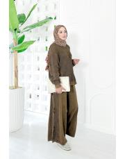 toffy pamuk triko takım kahve 3