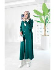 epila omuz düğmeli merserize hırka zümrüt 3