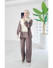 garniel paraşüt garnili oysho takım vizon