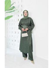 jakar fermuar detaylı tasarım takım haki 3