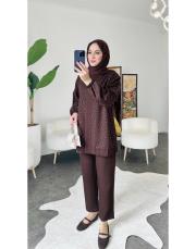 noris taşlı takım kahve