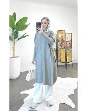 venya triko tunik gri 2