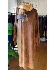 oleg pamuk triko tunik kahve