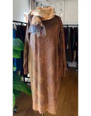 oleg pamuk triko tunik kahve 3