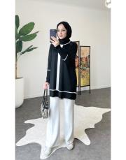 adelina merserize triko tunik siyah 2