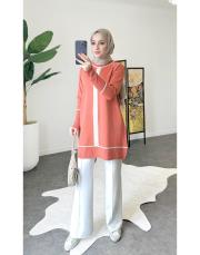 adelina merserize triko tunik somon 2