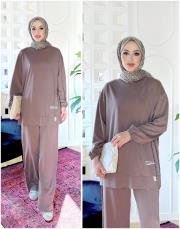 narya ince pike dokulu takım vizon