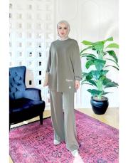 narya ince pike dokulu takım haki 3