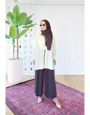 tencel pamuk gömlek sarı 3
