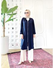 felix tencel dik yaka kap lacivert 2