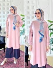 glow up uzun iki ip tunik pudra