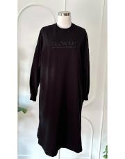 glow up uzun iki ip tunik siyah