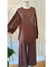 devin iki ip biyeli takım kahve 2