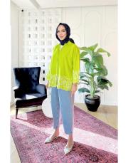 rames brode nakışlı gömlek elmayeşili 2