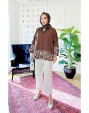 rames brode nakışlı gömlek kahve 2