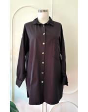 efil basıc gömlek siyah