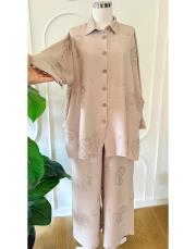 nakışlı keten takım taş 2