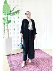 ale uzun gömlekli kırınkıl takım siyah 3