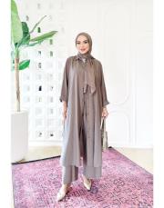 ale uzun gömlekli kırınkıl takım vizon 2