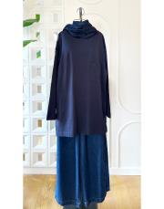 paula basic içlik tişört lacivert 2