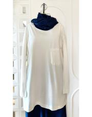 paula basic içlik tişört ekru