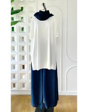 alba yarım kol tişört içlik ekru 2