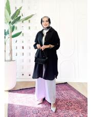 javier ithal keten ara boy gömlek siyah 3