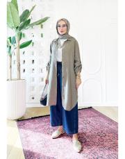 javier ithal keten ara boy gömlek vizon 3