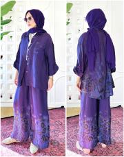 13037 mario ithal leopar keten takım mor