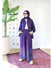 13037 mario ithal leopar keten takım mor 2