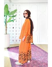 13037 mario ithal leopar keten takım turuncu 3