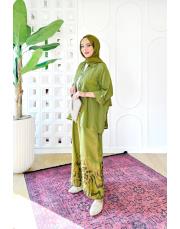 13037 mario ithal leopar keten takım yağyeşili 2