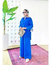 carla ithal sırtı düğmeli keten takım sax 2