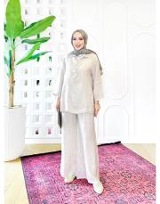 carla ithal sırtı düğmeli keten takım taş 2