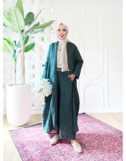 diego ithal sırt brode nakış keten takım zümrüt 2