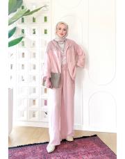 gabriel ithal brode keten takım pembe