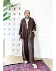 gabriel ithal brode keten takım acı kahve 2