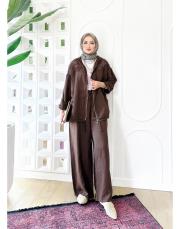 gabriel ithal brode keten takım acı kahve 3