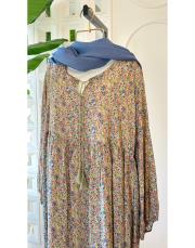 sevilla vual viskon elbise haki 2