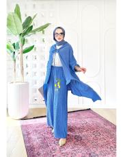 limon nakışlı tasarım takım sax