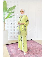 liza ithal keten takım sarı 2