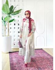 elya ithal cep pullu keten takım bej 3