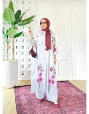 elya ithal cep pullu keten takım beyaz 2