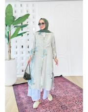 ithal cep pullu keten gömlek bej 2