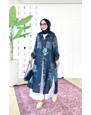 ithal cep pullu keten gömlek lacivert 3