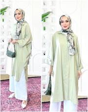 elina tencel oversize gömlek mint