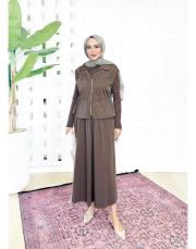 üçlü spor etekli takım kahve 2