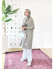etiket detay oversize sweat tunik mint 2