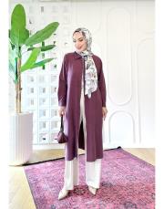 lima tencel fermuarlı kap açık bordo 3