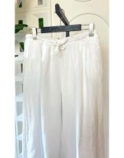 irina ithal keten şalvar pantolon beyaz 2